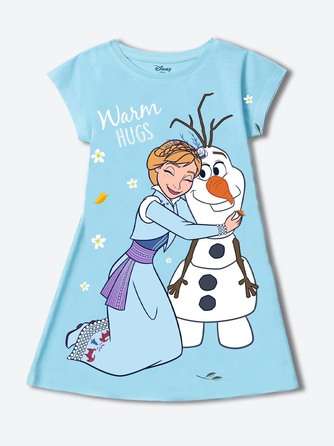 

YK Disney Print A-Line Dress, Blue