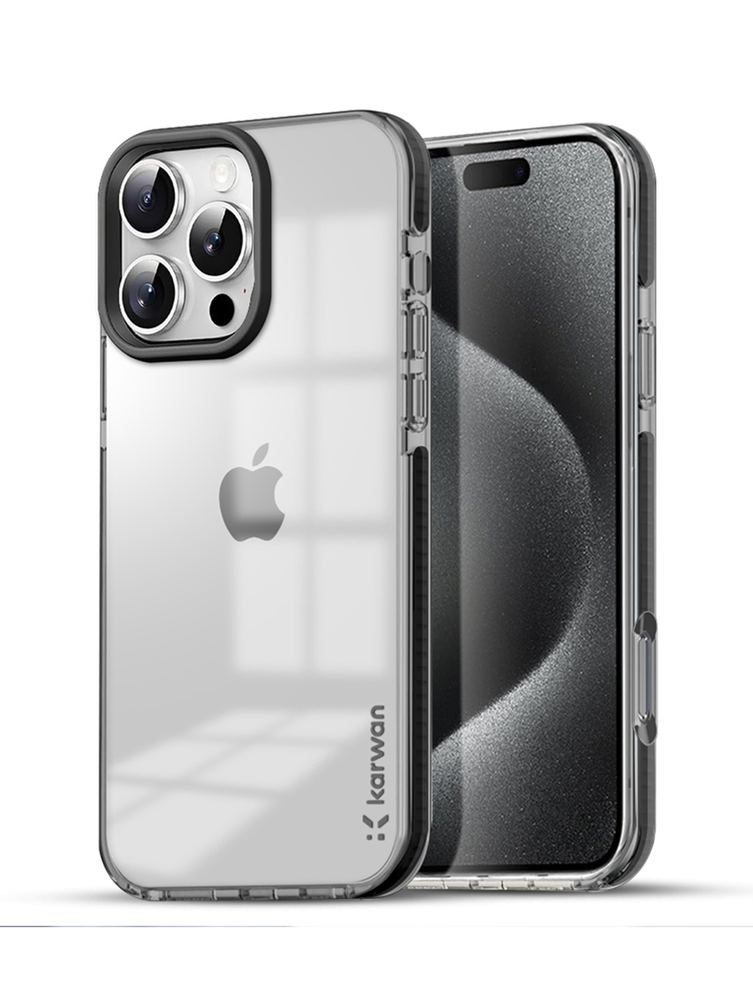 

Karwan Solid iPhone 16 Pro Back Case, Transparent