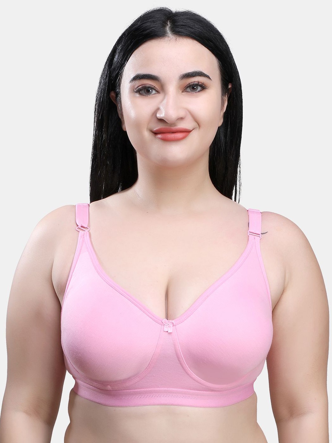 

SKDREAMS Full Coverage Cotton Bra, Pink