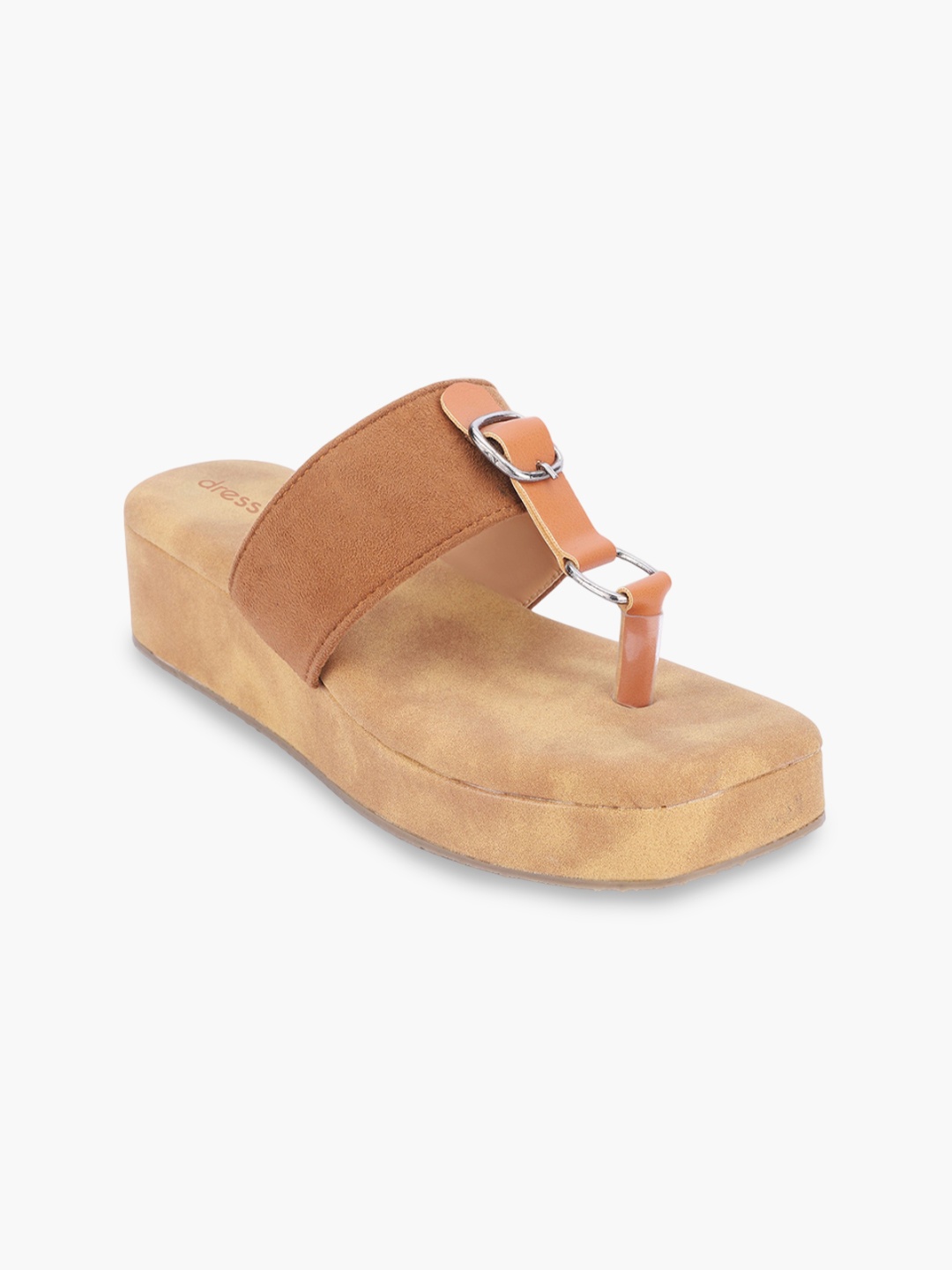 

DressBerry Women Open Toe Heels, Tan