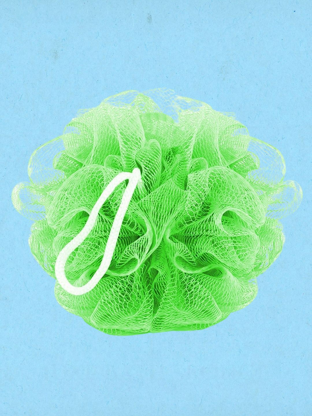 

basicare Set Of 2 Bath Sponge Loofah With Ribbon - Green
