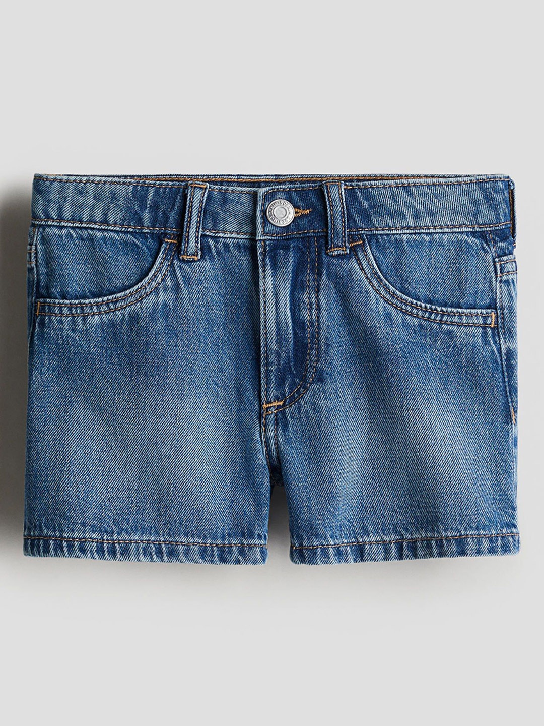 

H&M Girls Superstretch Denim Shorts, Blue