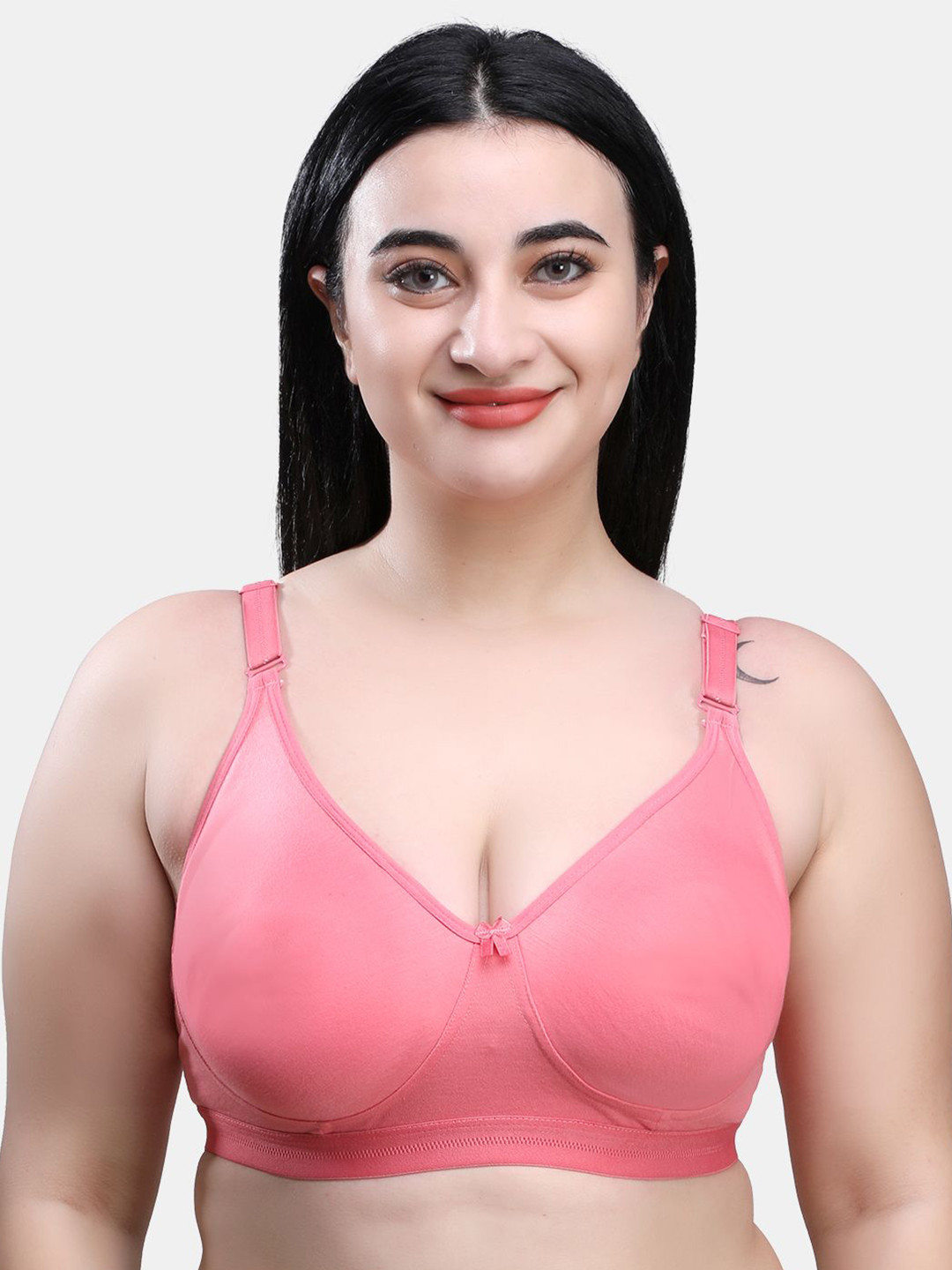 

SKDREAMS Full Coverage Cotton Bra, Rose