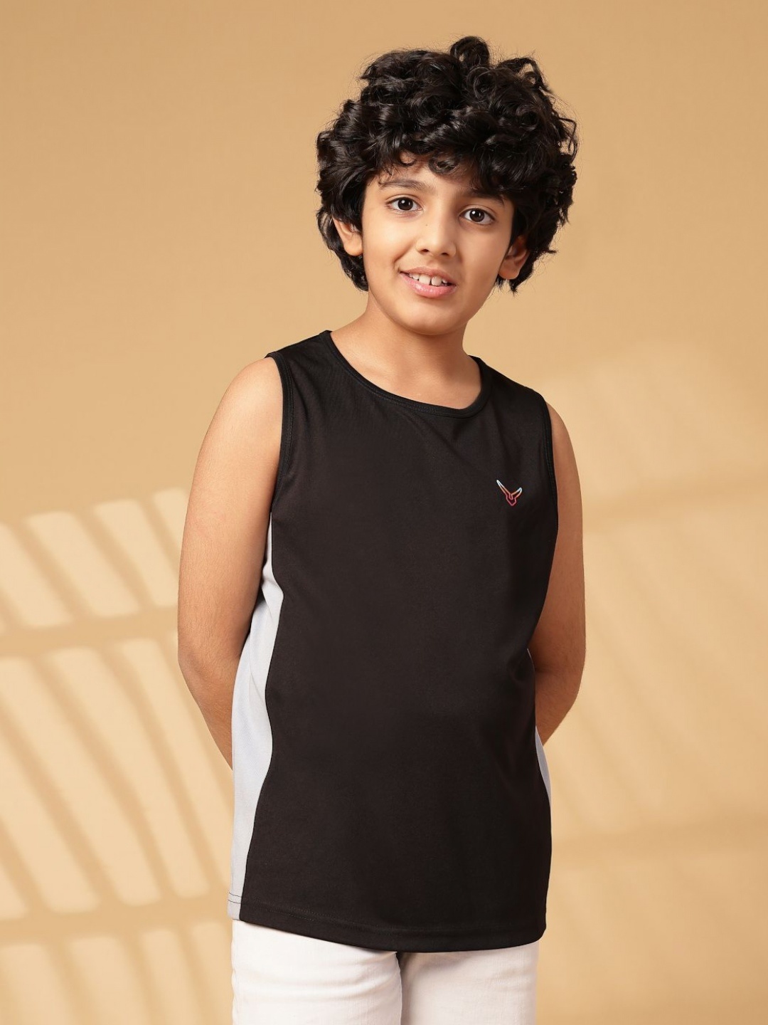 

Invincible Kids Relaxed and Comfortable Tank Top, Black
