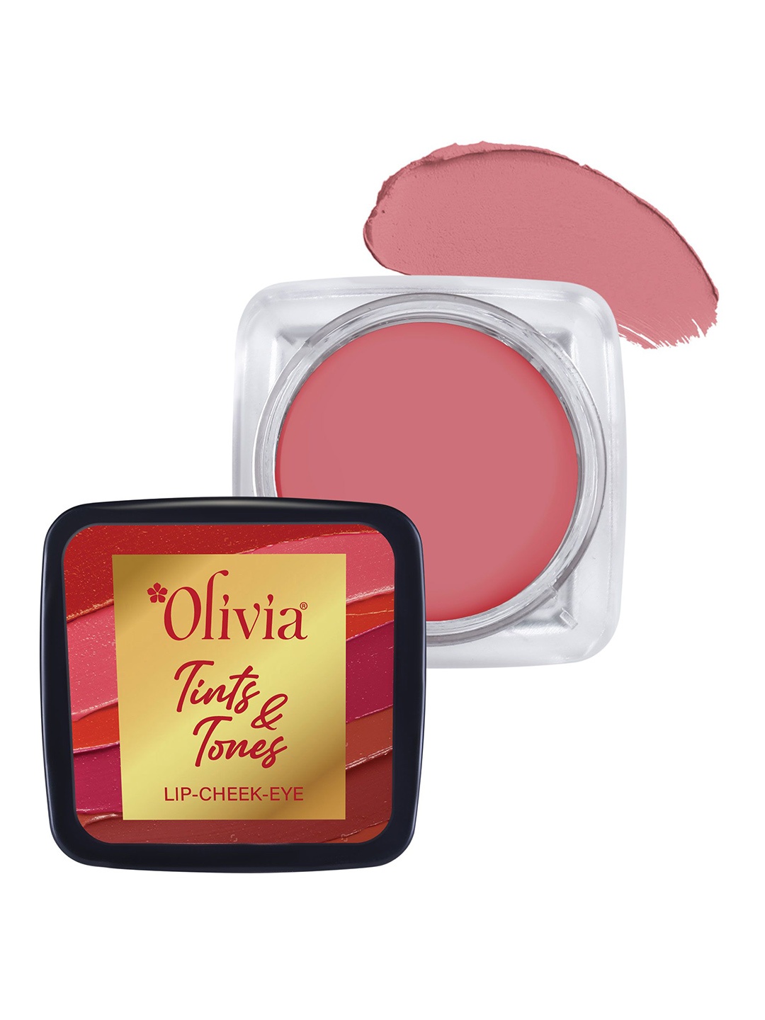 

Olivia Lightweight Tints & Tones For Lip, Cheek & Eye Lip Tint - 5 g - Pinkish Whisper 03, Pink