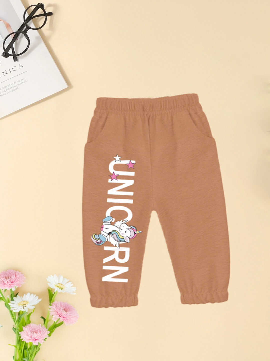 

FOREVER FRIDAY Girls Relaxed Joggers Trousers, Peach