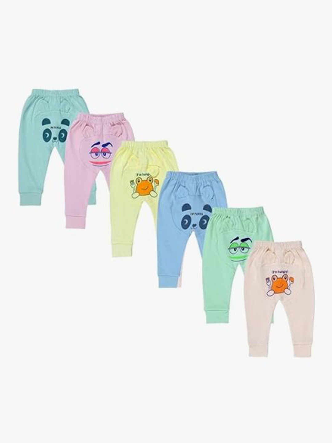 

BAESD Infants Pack Of 6 Organic Cotton Lounge Joggers, Yellow