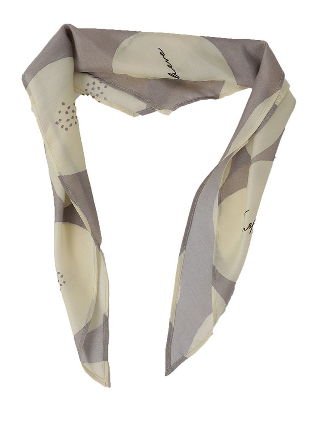 

RAREISM Women Darl Primary Off White Printed Pure Cotton Scarf