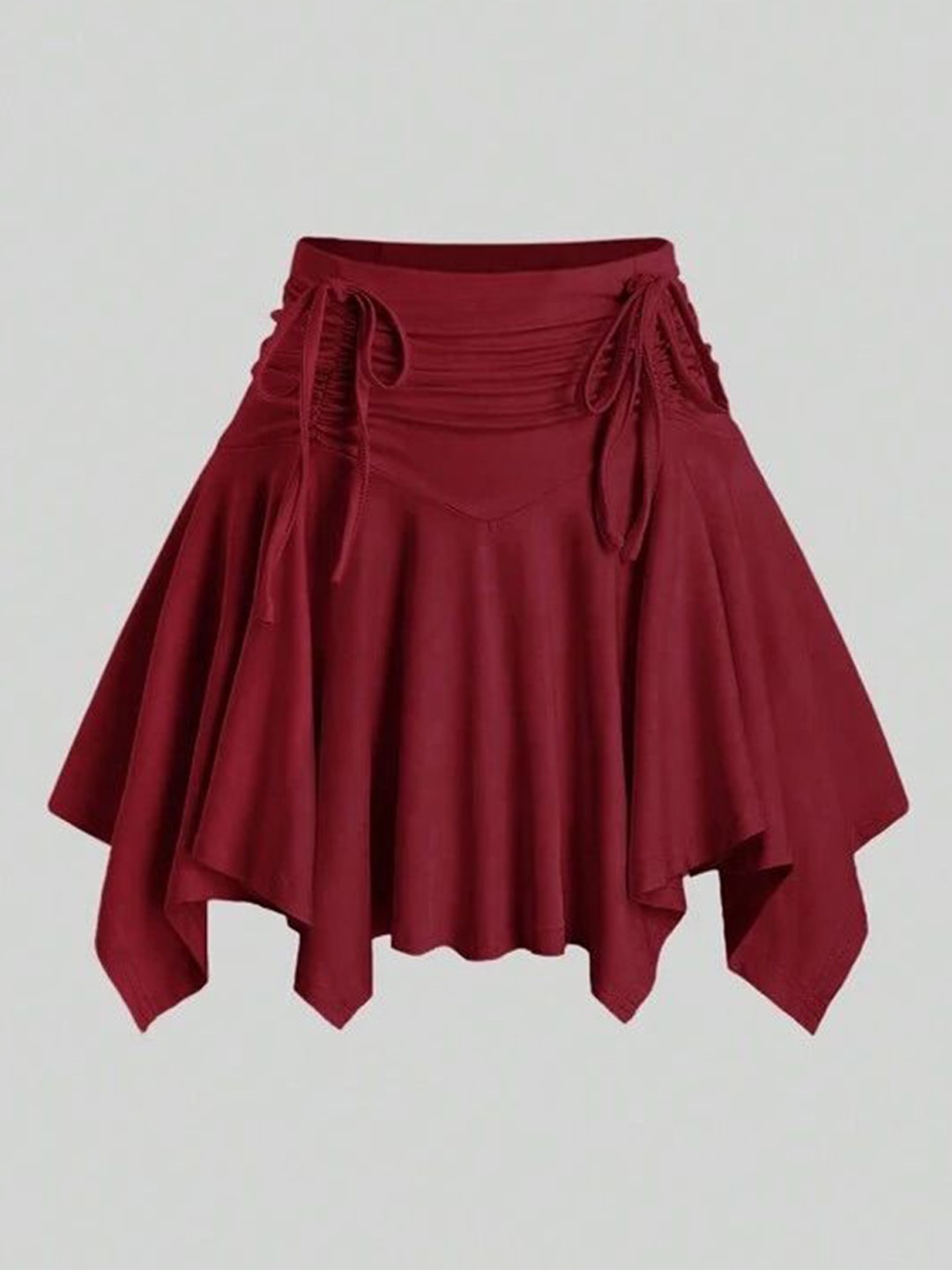

TABADTOD Flared A-Line Mini Skirt, Maroon