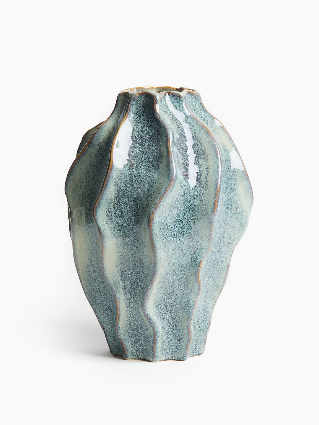 

H&M Turquoise Blue Extra-Large Stoneware Vase