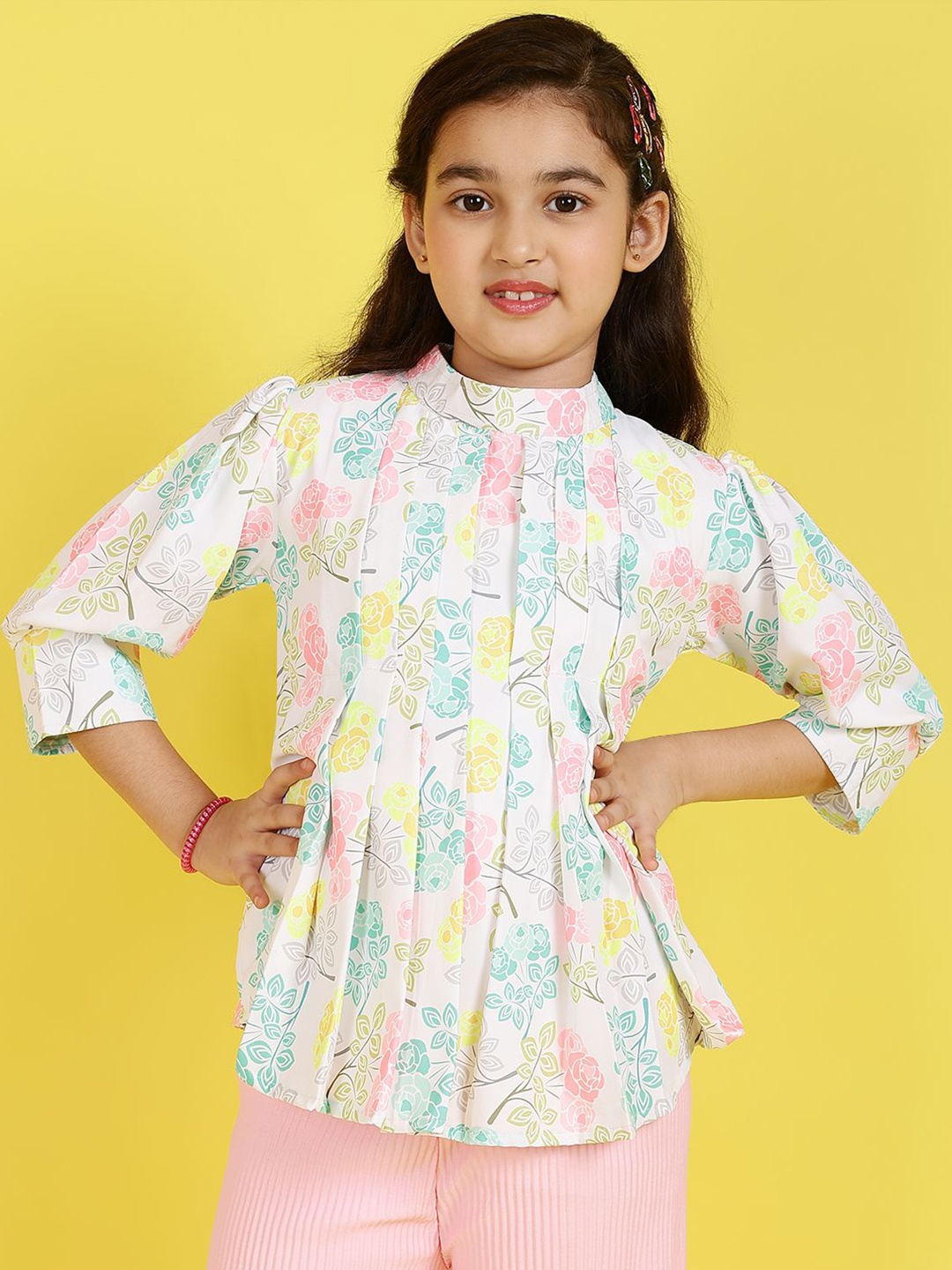 

Ishti Floral Georgette Top, Multi