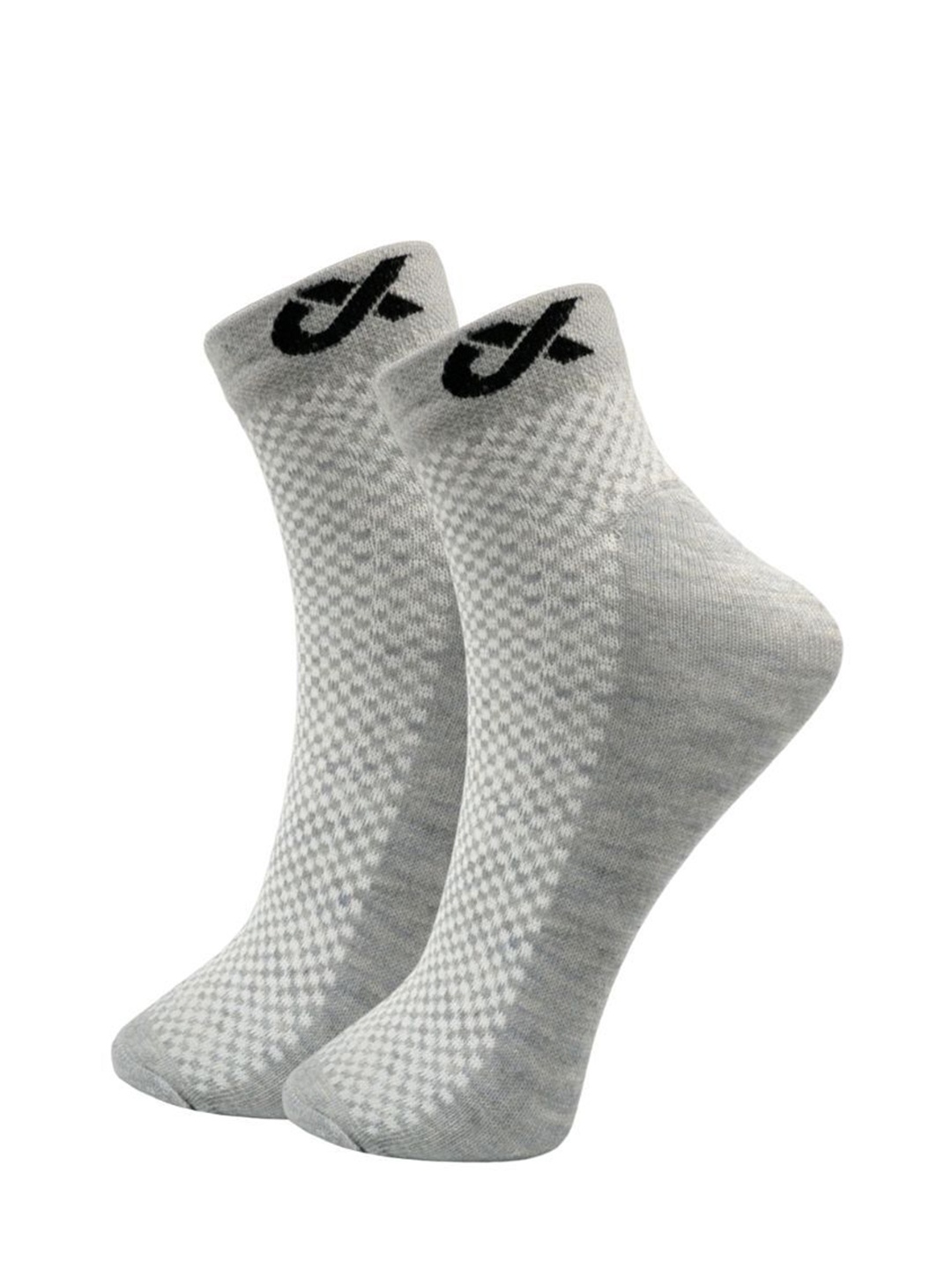 

Xjarvis Women Printed Ankle-Length Socks, Grey