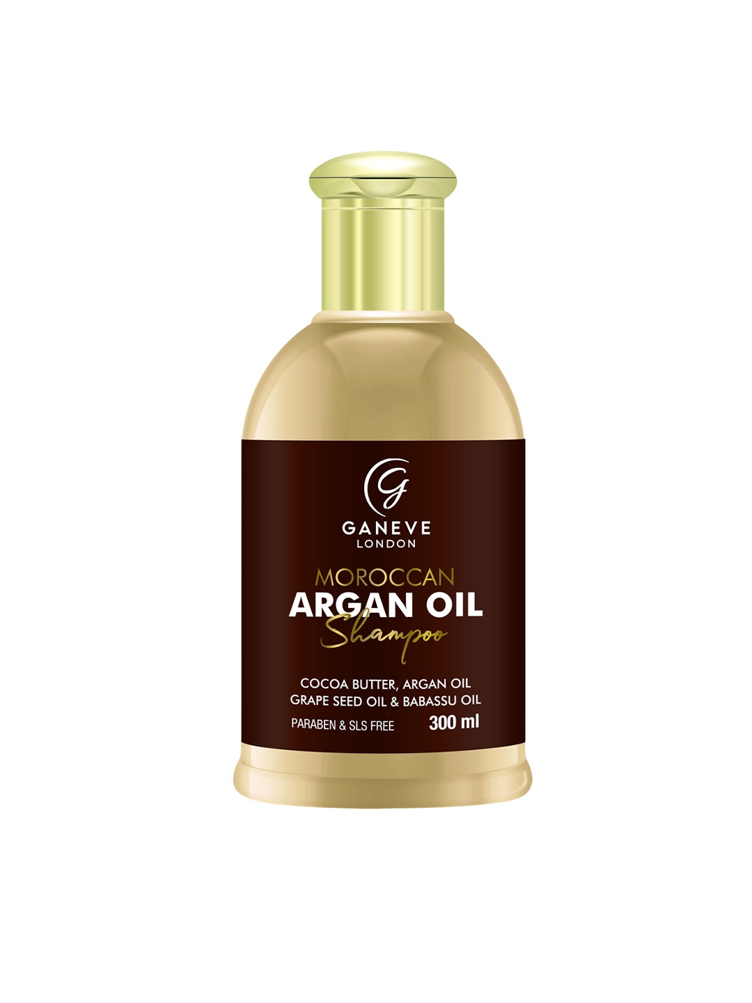 

Ganeve London Moroccan Argan Shampoo- 300 ml, Green