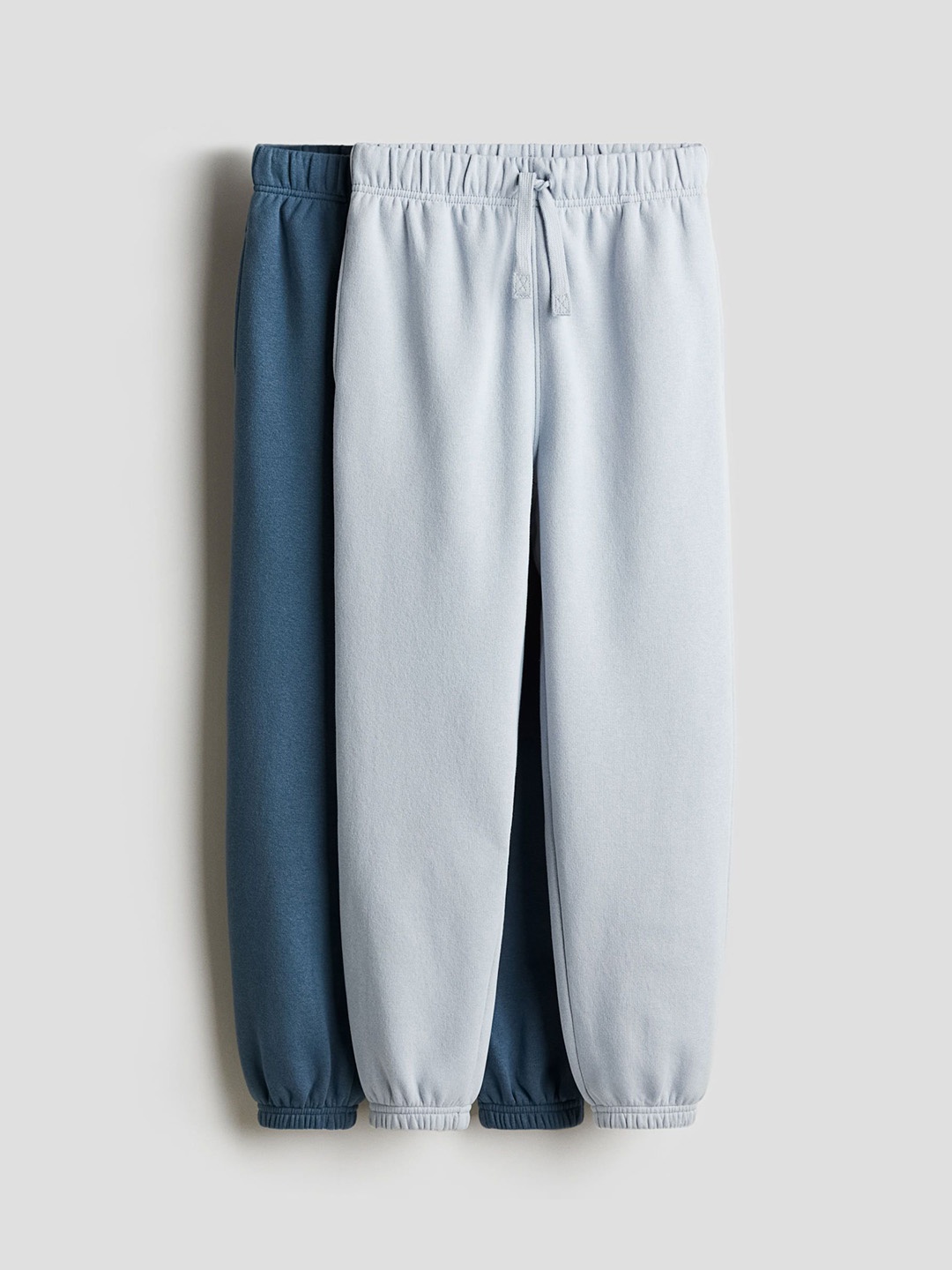 

H&M Boys 2-Pack Brushed-Inside Joggers, Blue