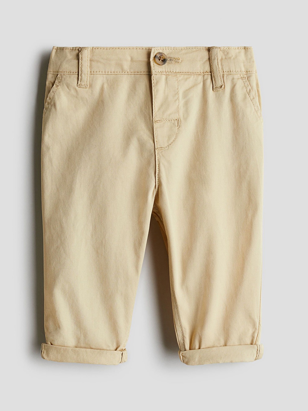 

H&M Boys Cotton Chinos, Beige