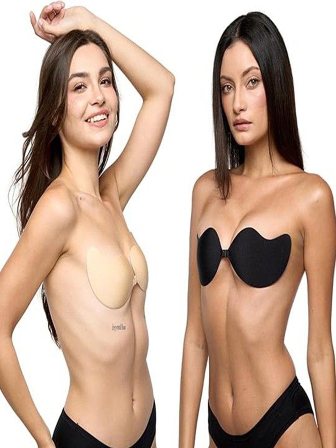 

Xivir Set of 2 Stick-On Lingerie accessories, Beige