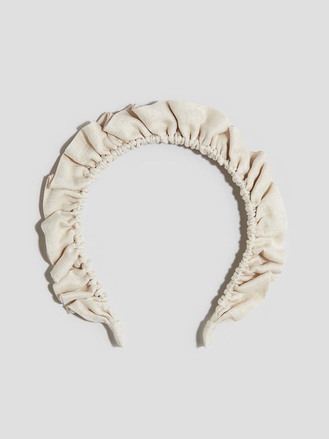 

H&M Girls Linen Alice Band 1271027001-Beige