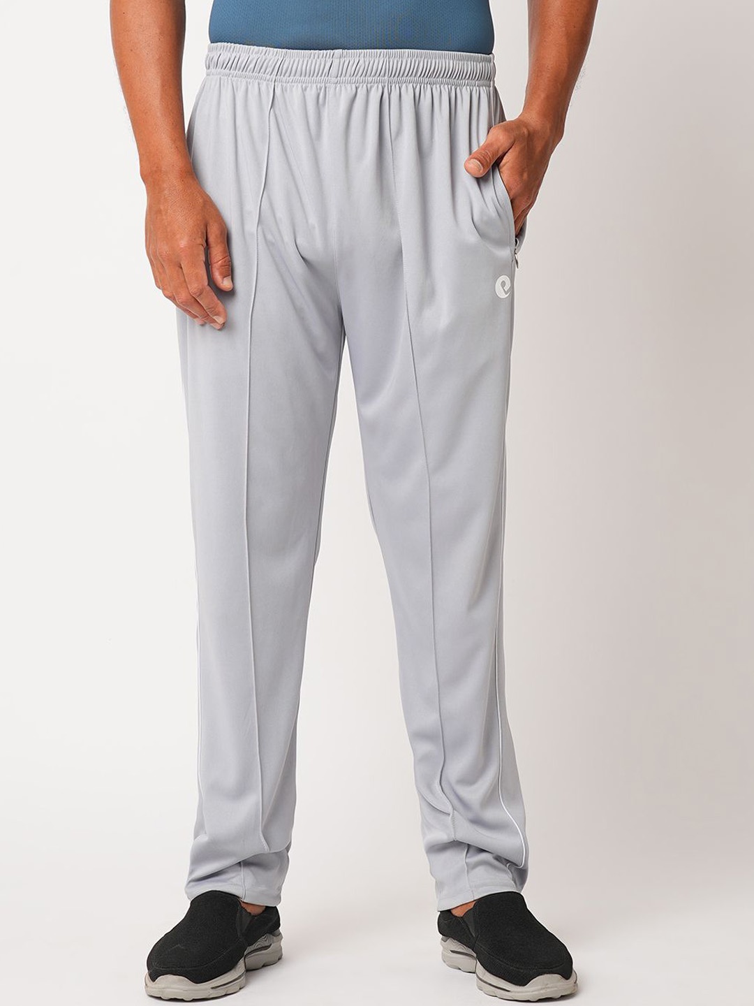 

ESTRO Men Slim Fit Mid Rise Track Pants, Grey