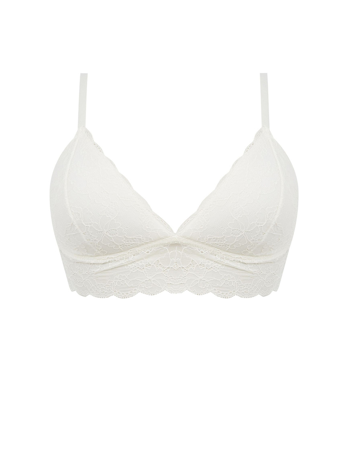 

DeFacto Floral Full Coverage Lightly Padded Bra, White