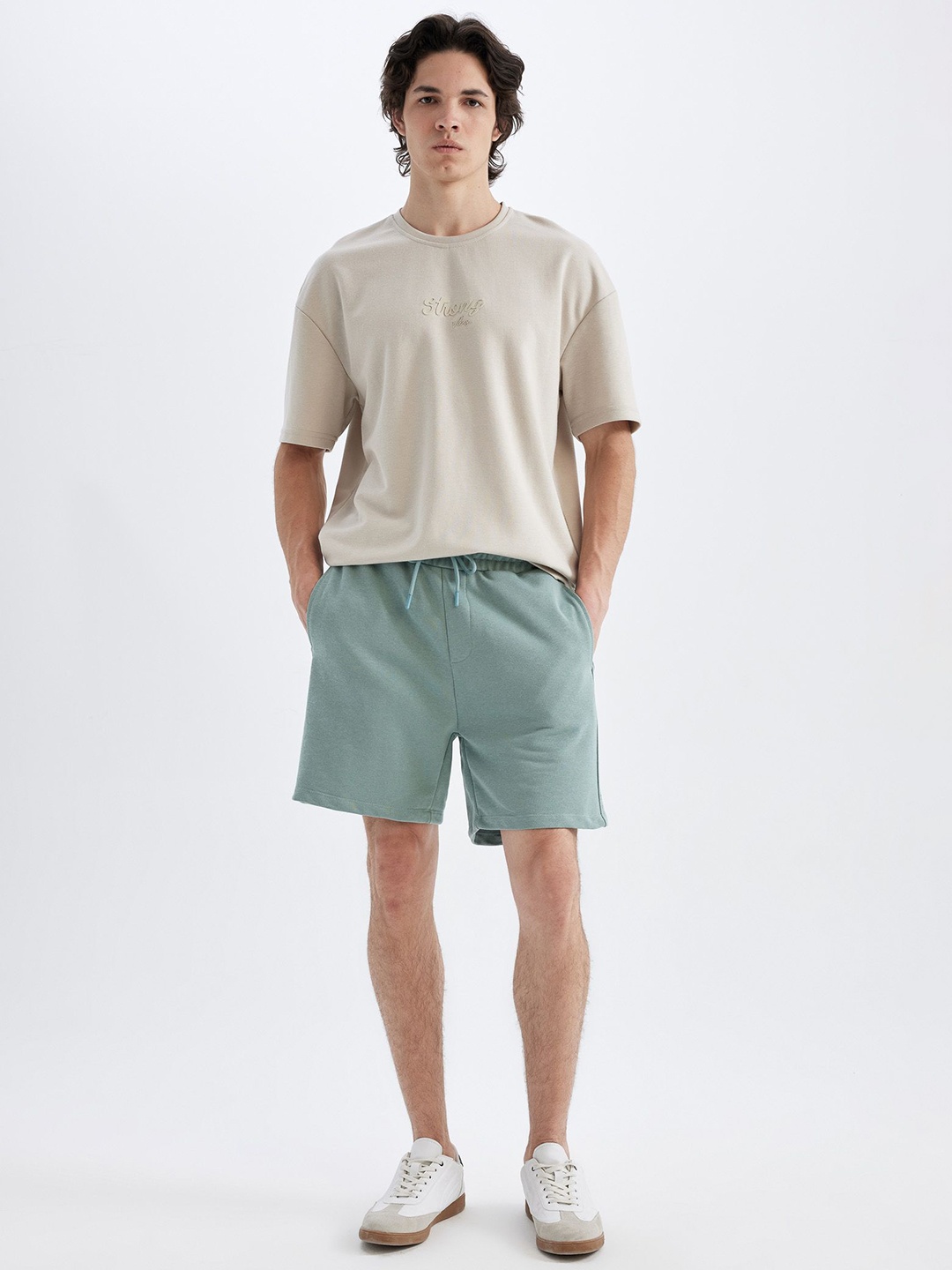 

DeFacto Men Shorts, Lime green