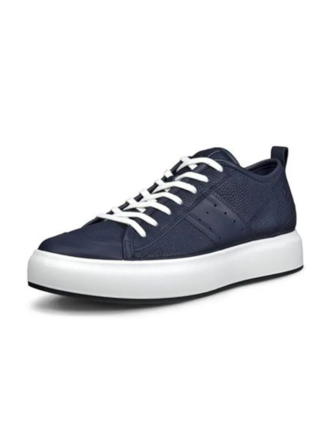 

ECCO Men Street Ace Leather Lace-Ups Sneakers, Blue