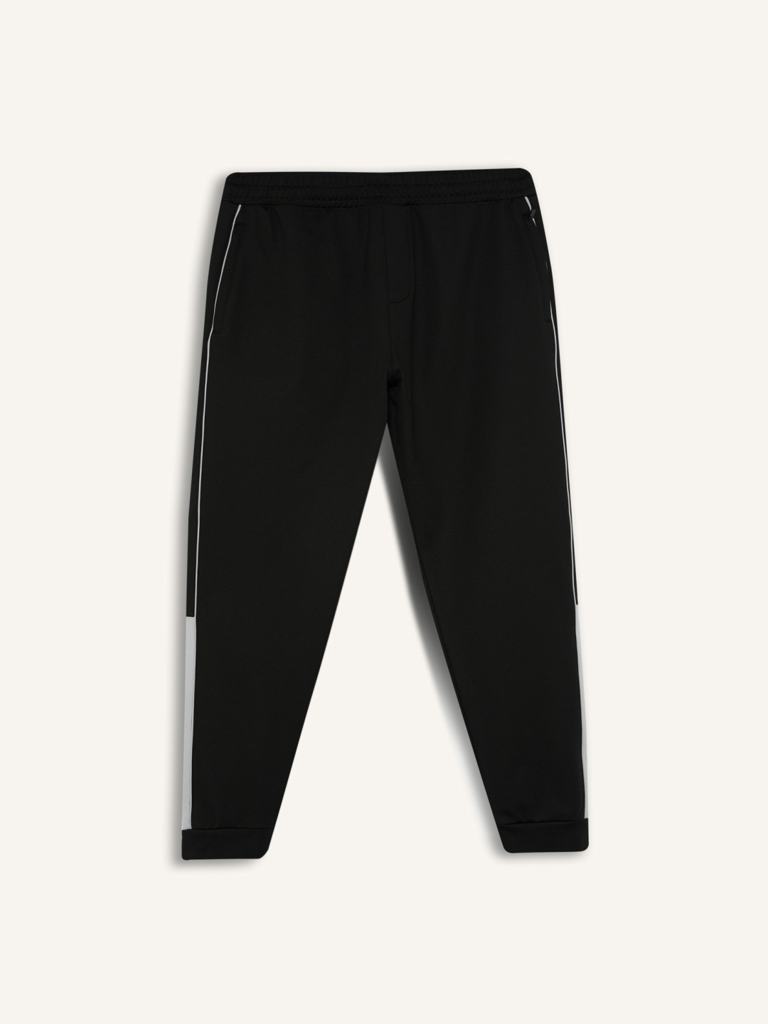 

DeFacto Men Regular Fit Joggers Trousers, Black
