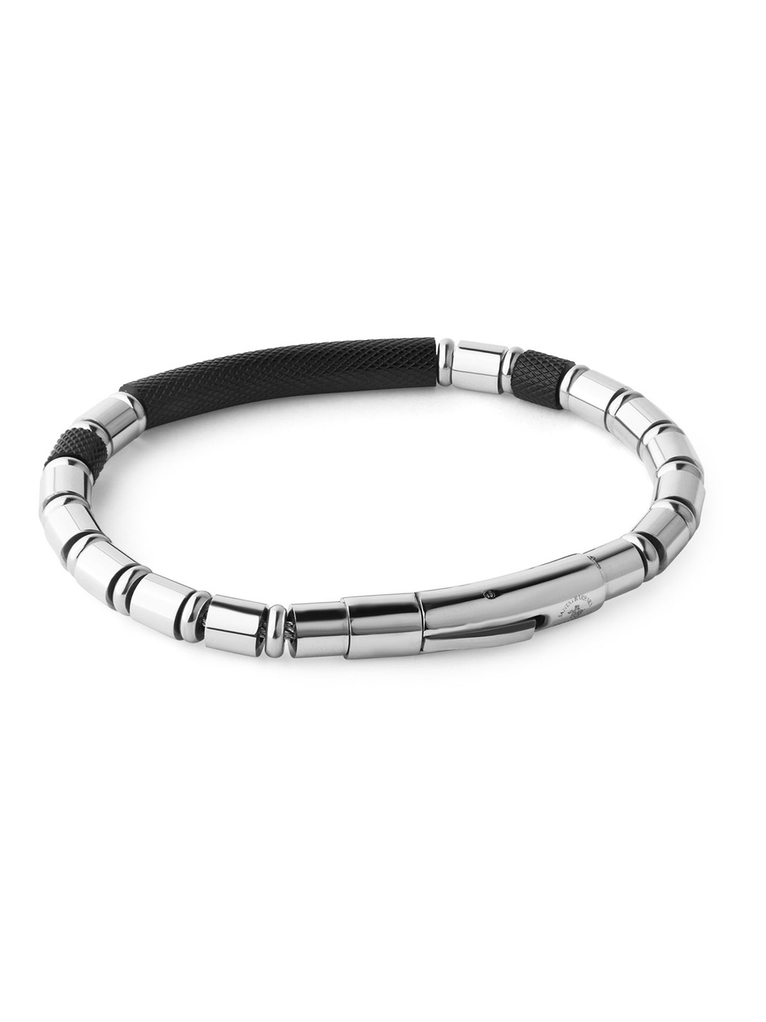

SANTA BARBARA POLO & RACQUET CLUB Stainless Steel Cuff Bracelet, Silver