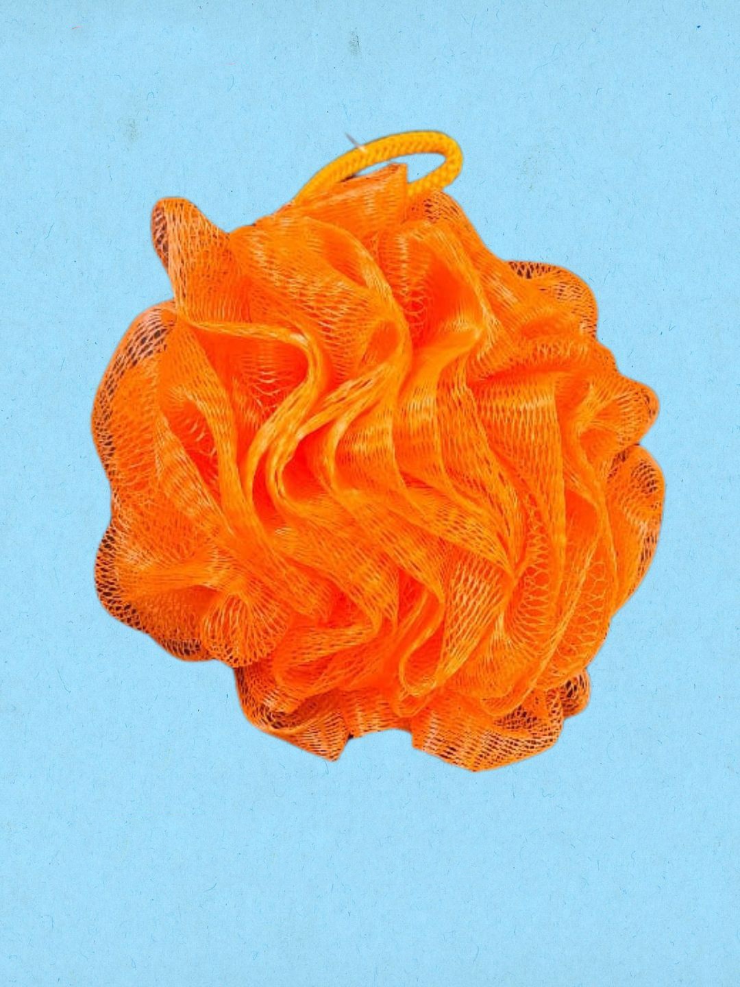 

basicare Set Of 2 Bath Sponge Loofah With Ribbon, Orange