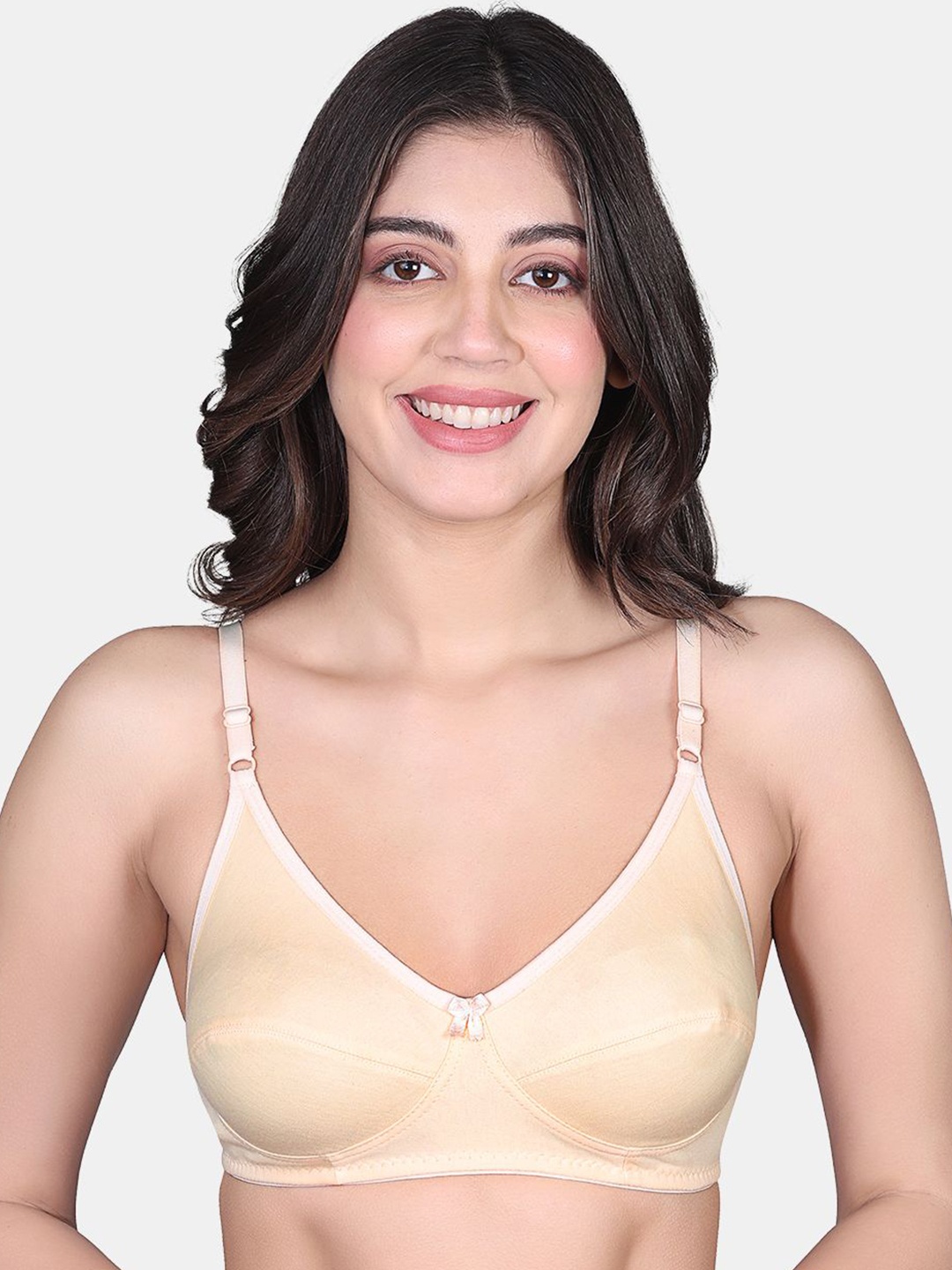 

SKDREAMS Full Coverage Cotton Bra, Nude