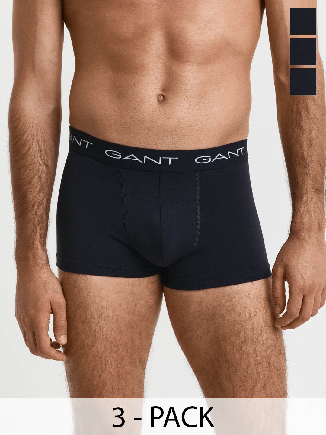 

Gant Pack Of 3 Short Trunks GMS25-009000230035, Black
