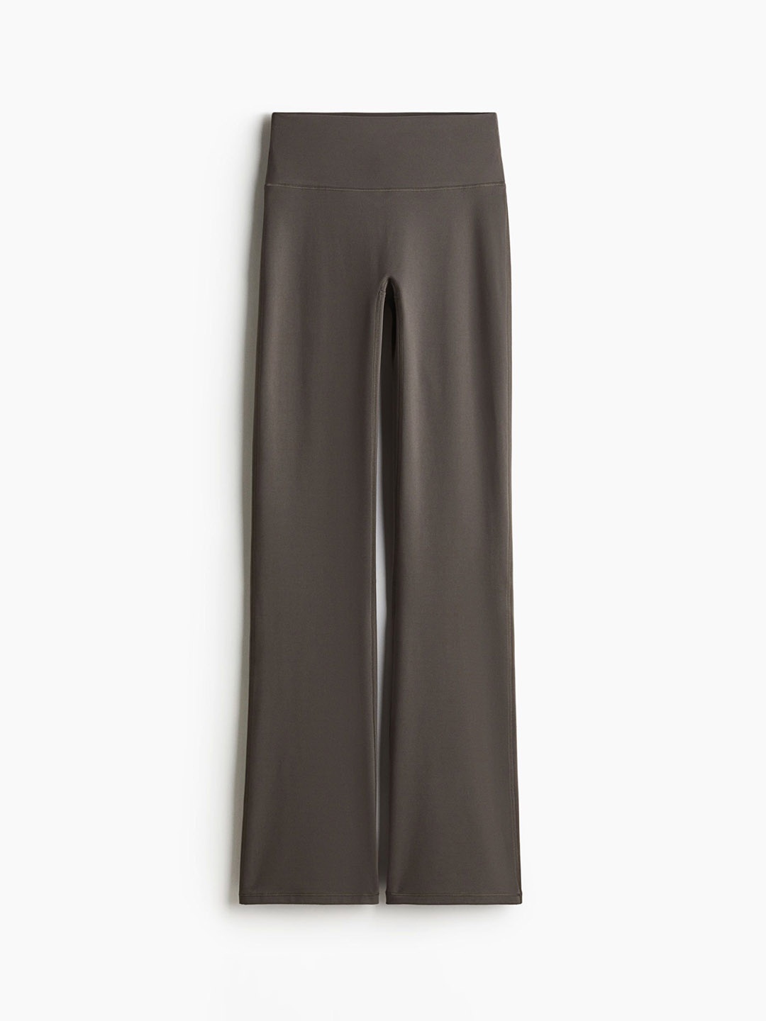 

H&M Flared Sports Leggings With Softmove, Olive
