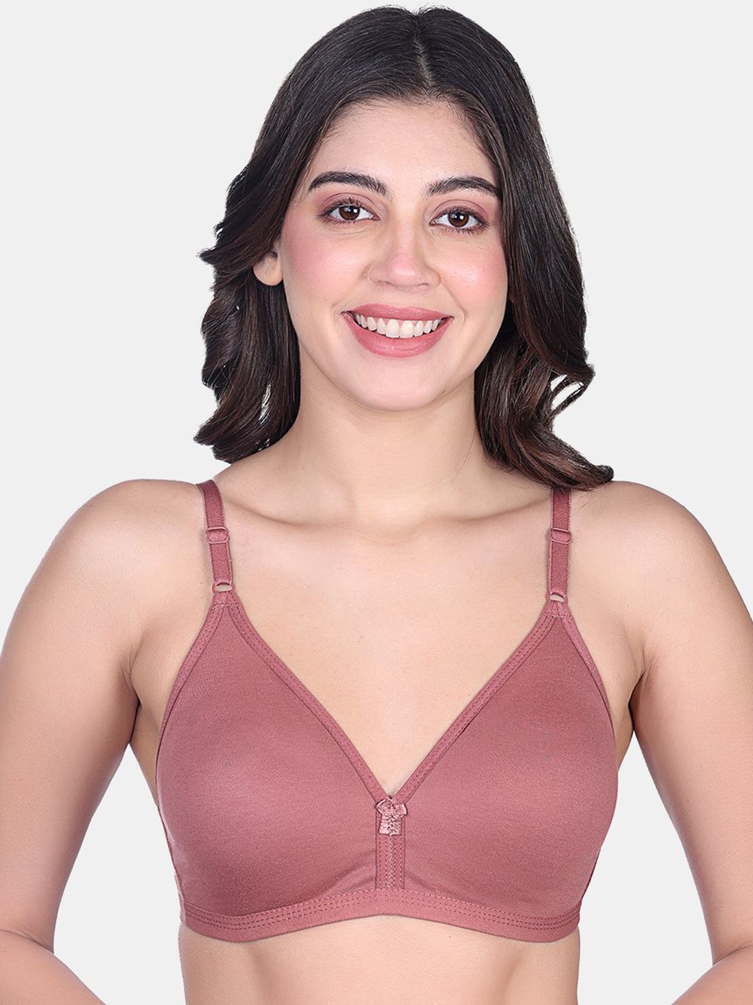 

SKDREAMS Medium Coverage Cotton T-shirt Bra, Peach