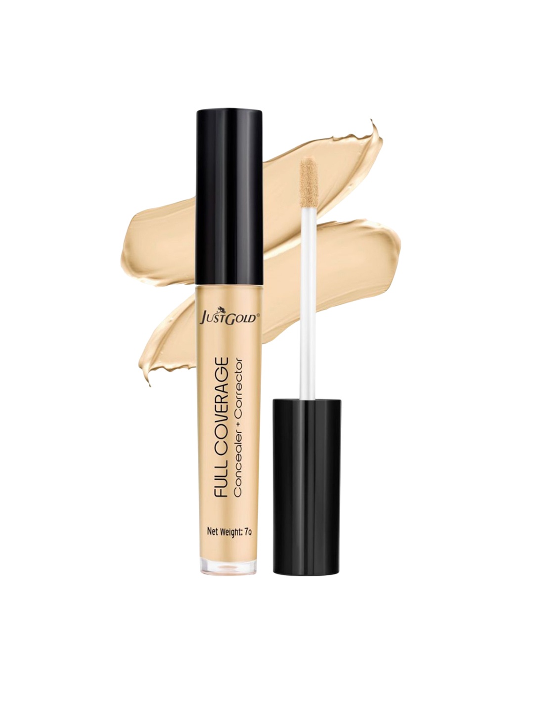 

JUSTGOLD Liquid Full Coverage Concealer + Corrector- 30 g - Shade- #08, Khaki