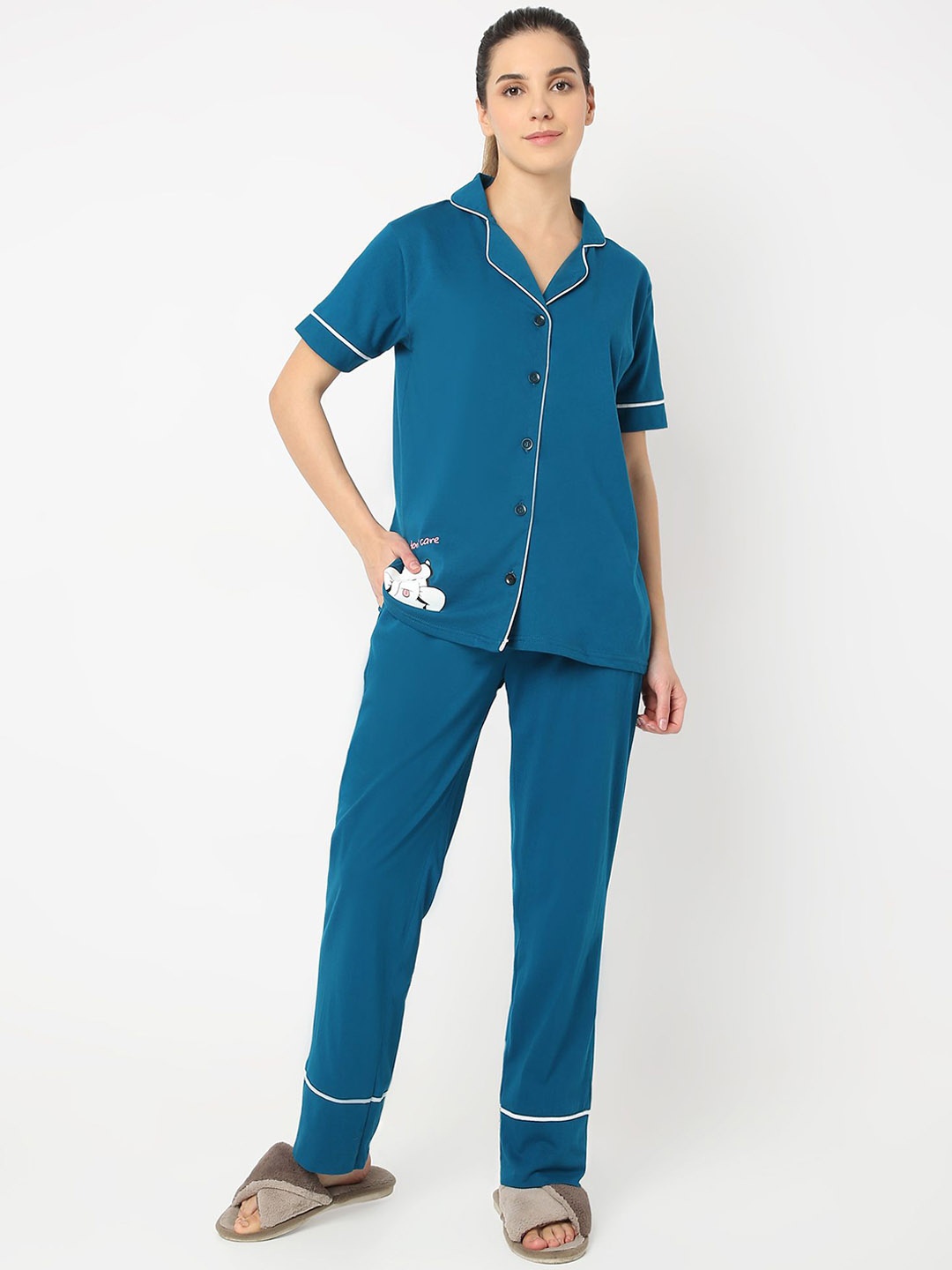 

Smarty Pants Women Night suit, Blue