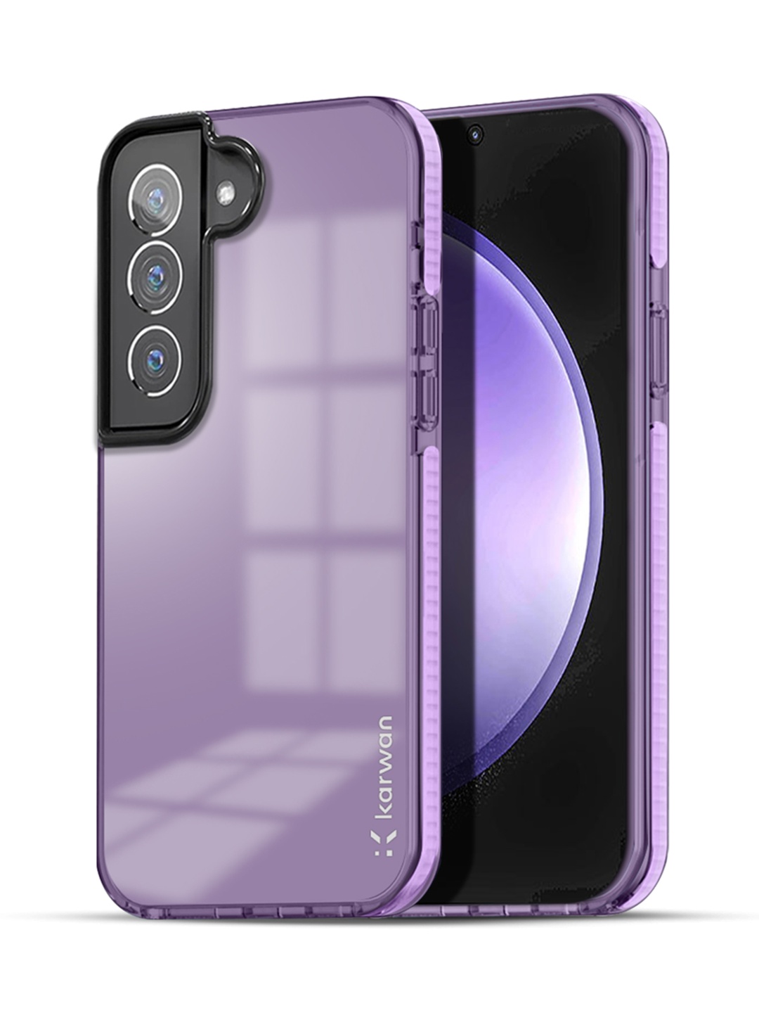 

Karwan Solid Samsung Galaxy S22 Back Case, Purple