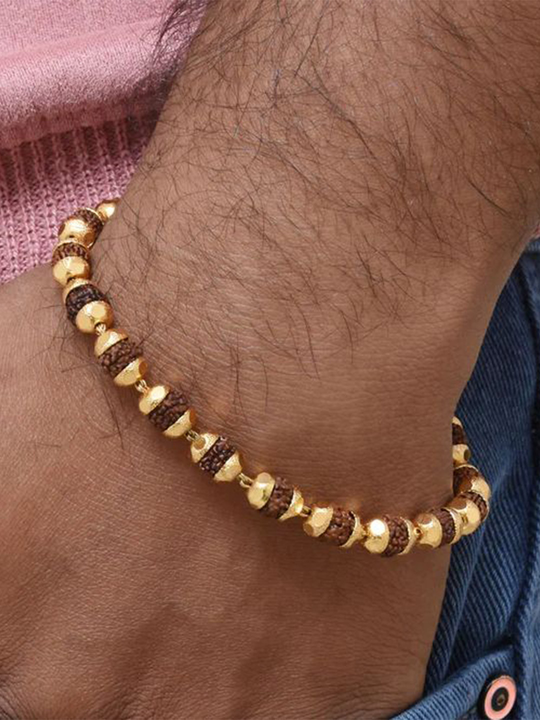 

Minprice Men Gold-Plated Wraparound Bracelet