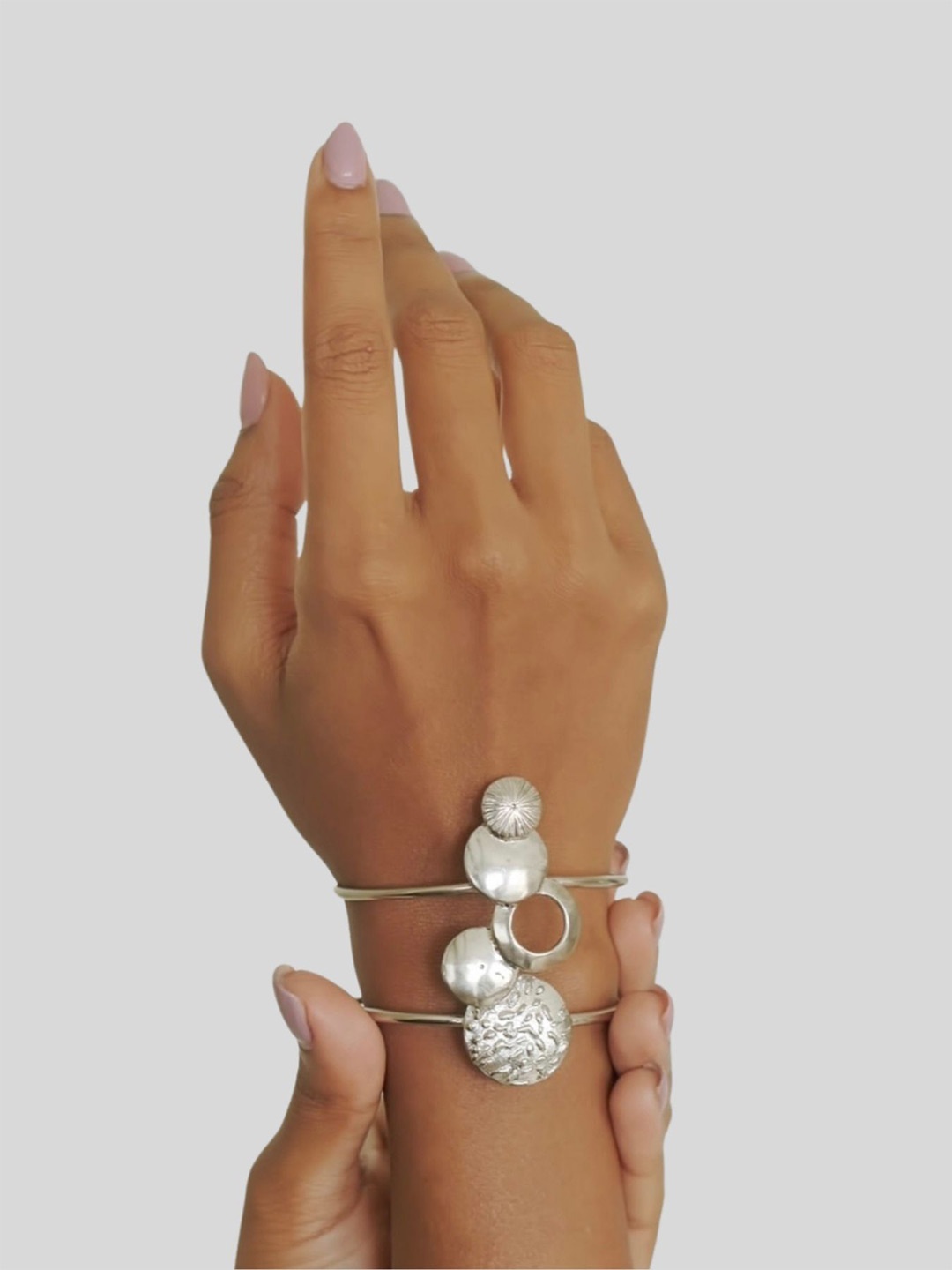

House of Pehr Silver Plated Luna Cuff Bracelet