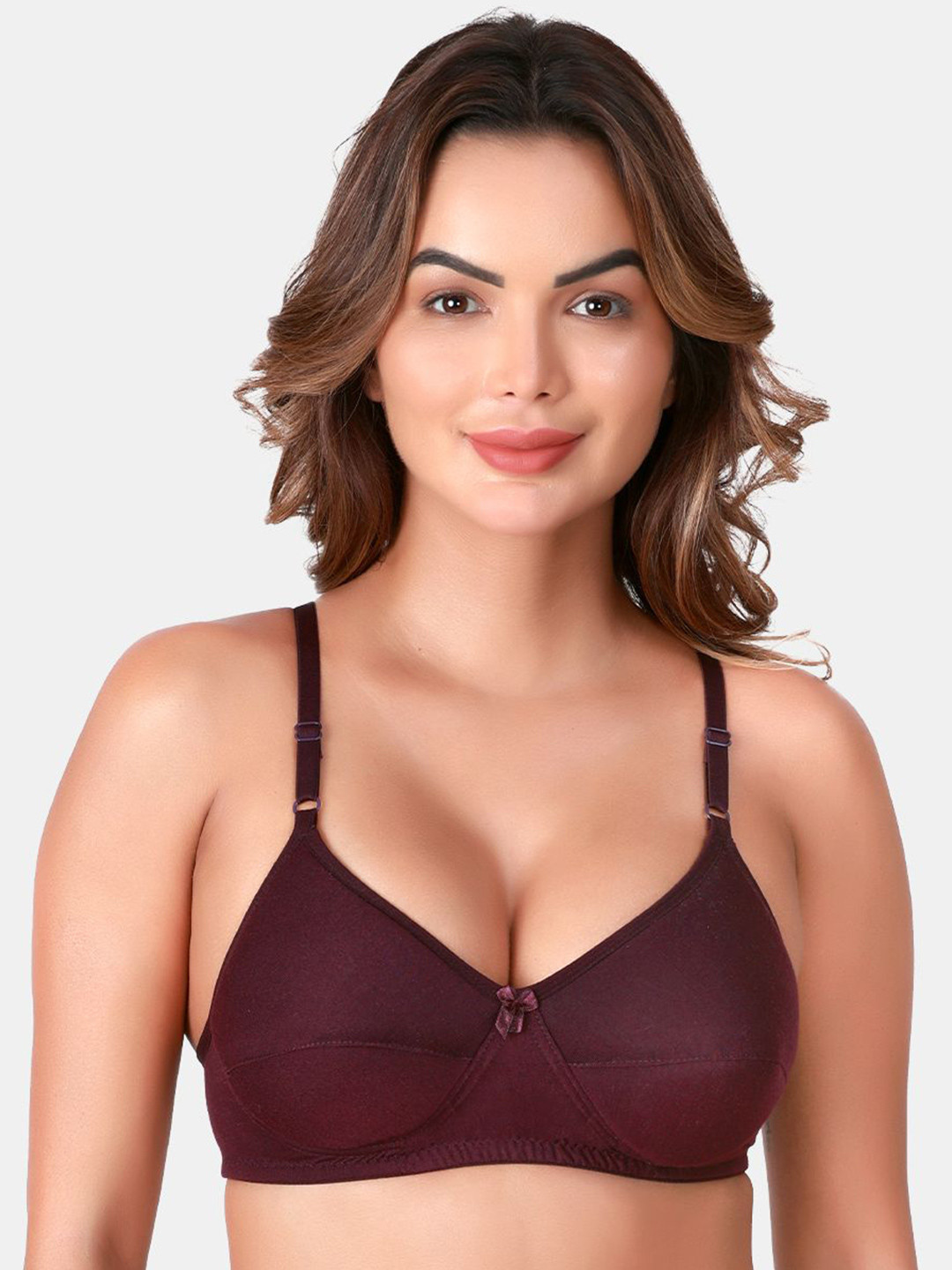 

SKDREAMS Medium Coverage Heavily Padded Bra, Maroon