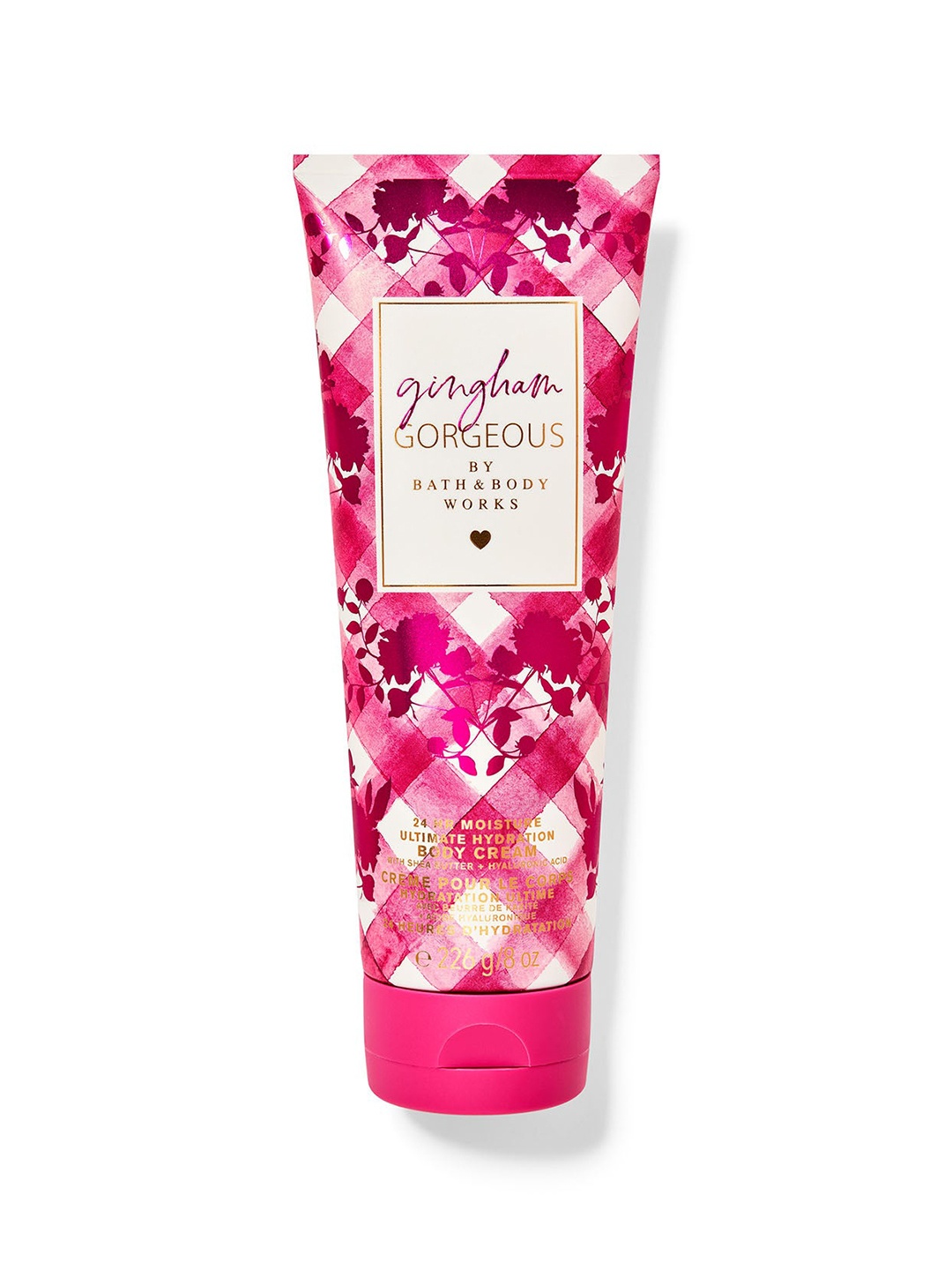 

Bath & Body Works Gingham Gorgeous Ultimate Hydration Body Cream - 226g, Pink