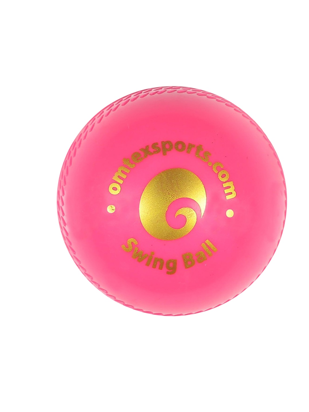 

Omtex Men Training Swing Cricket Ball, Pink