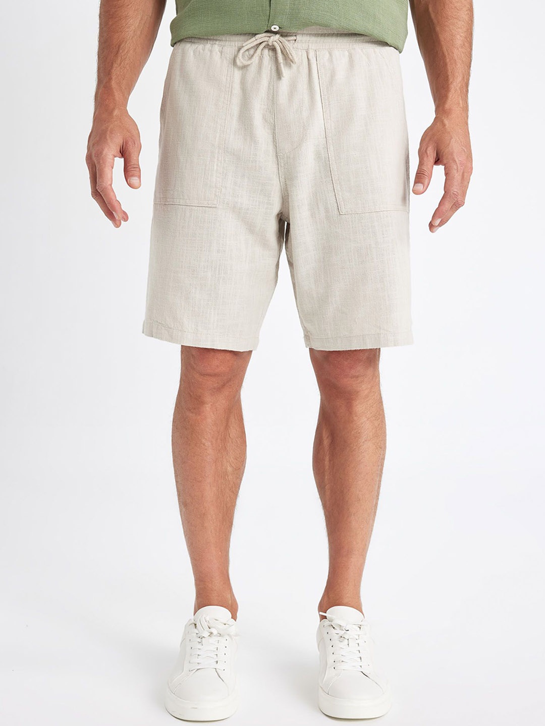 

DeFacto Men Regular Fit Chino Shorts, Na