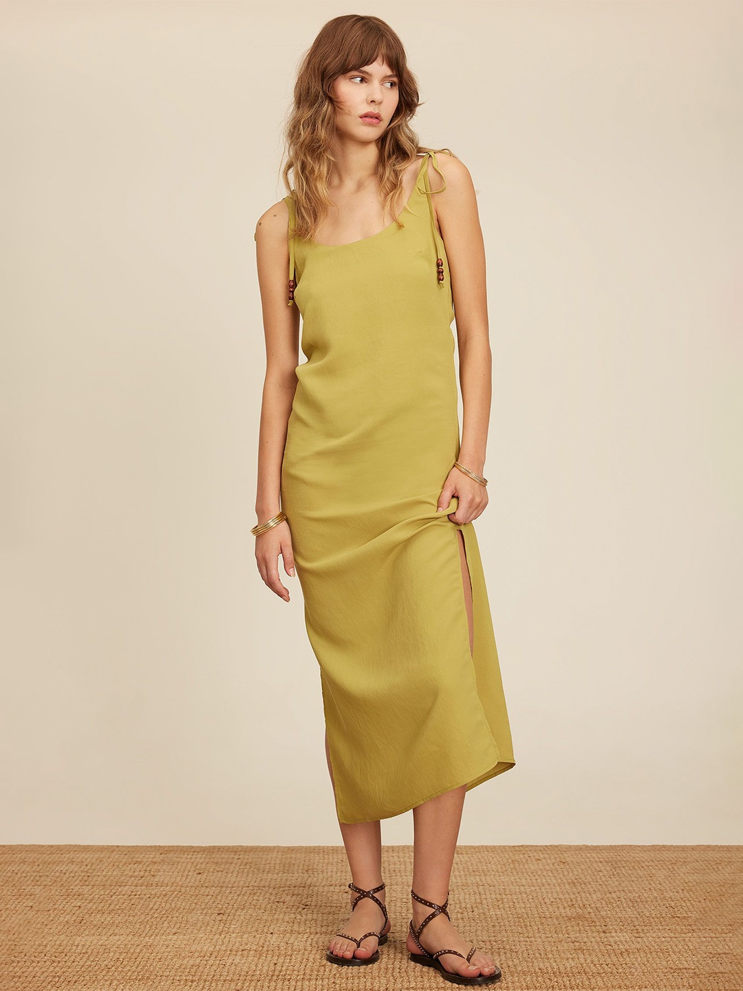 

DeFacto Maxi Dress, Khaki