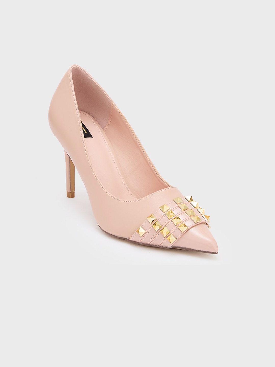 

Sole To Soul Women Embellished Stiletto Pumps, Peach