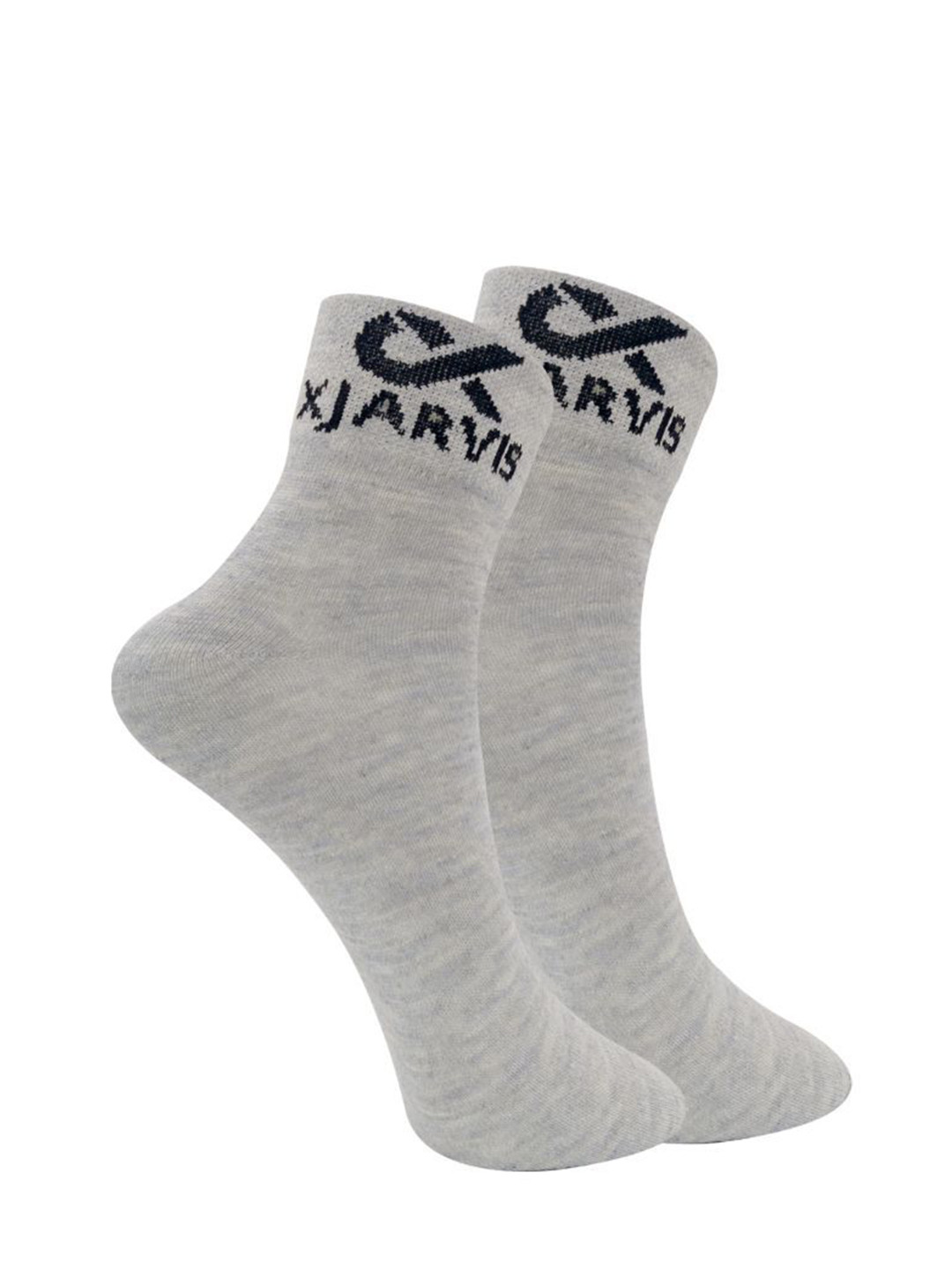 

Xjarvis Unisex Pure Cotton Ankle-Length Socks, Grey