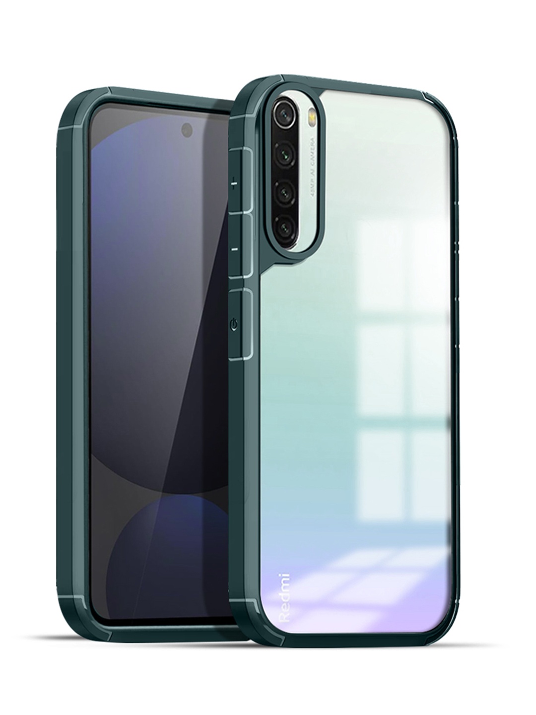 

Karwan Solid Xiaomi Redmi Note 8 Back Case, Green