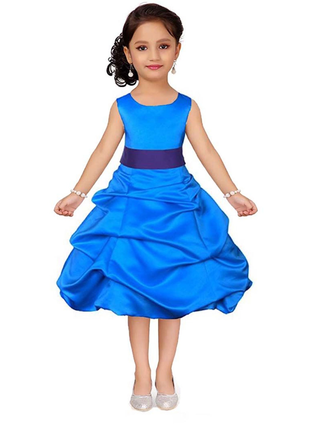 

Wow Princess Satin A-Line Dress, Blue