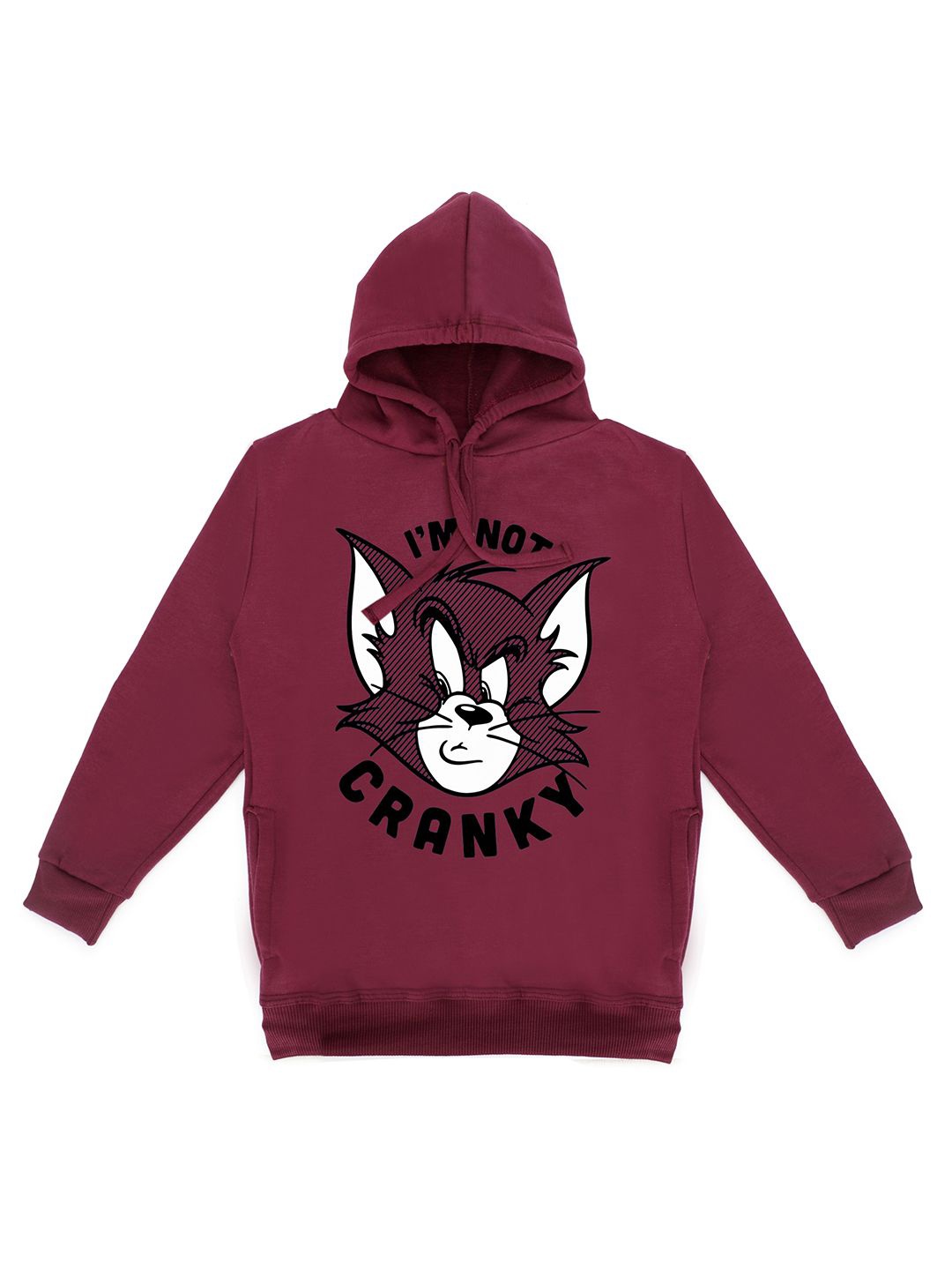 

Fabvio Plus Kids Printed Hooded Sweatshirt, Purple