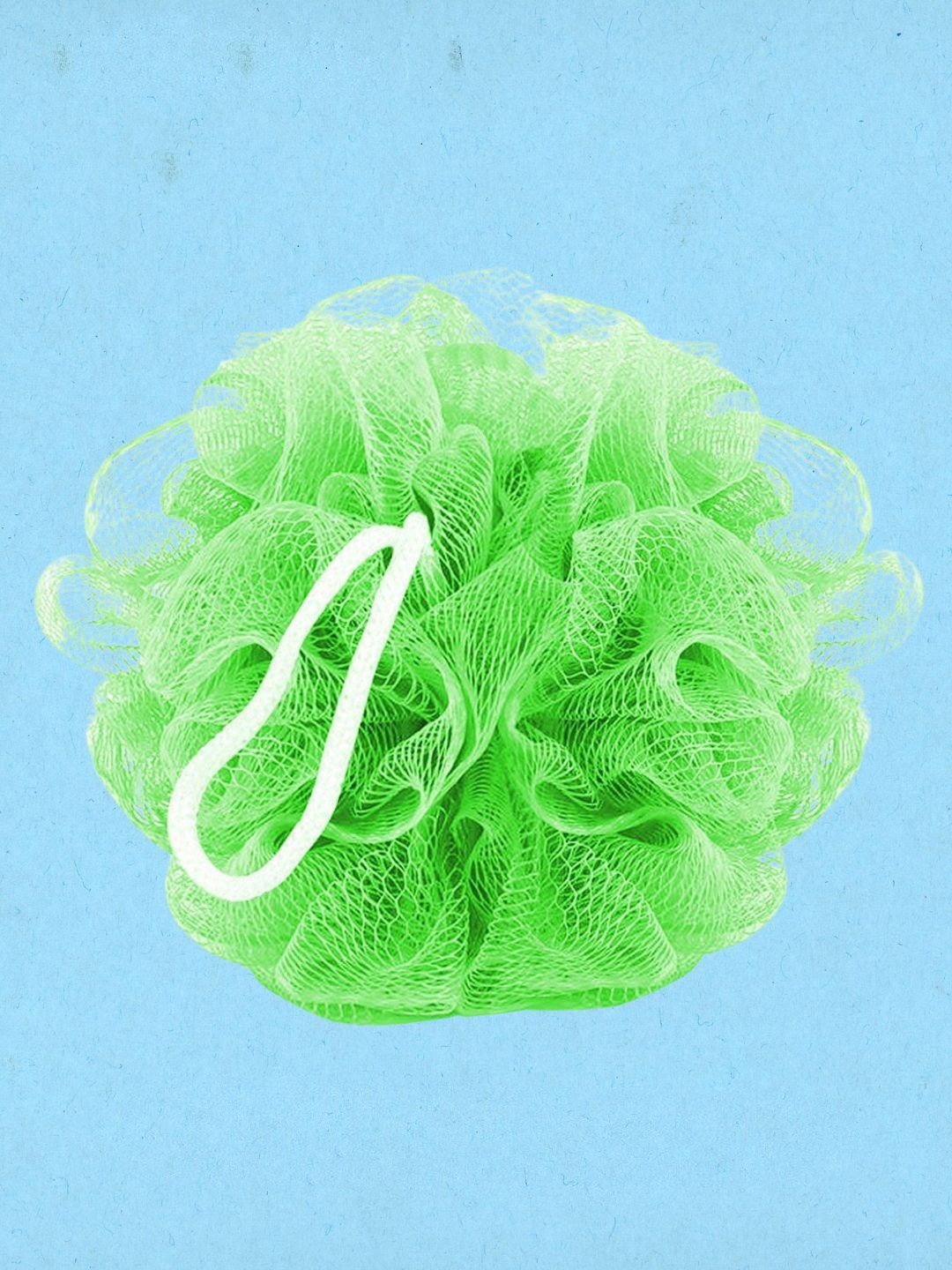

basicare Set Of 2 Bath Sponge Loofah With Ribbon - Green