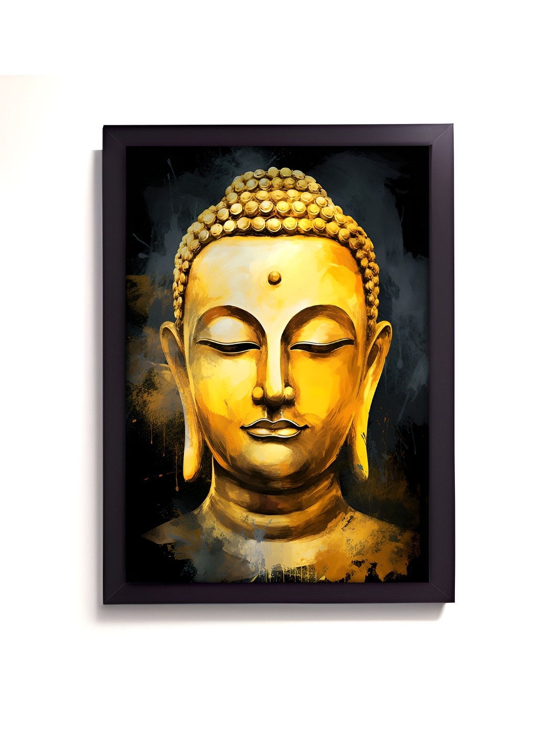 

Aura Gold-Toned & Grey 1 Piece Synthetic Wood Other Wall Paintings