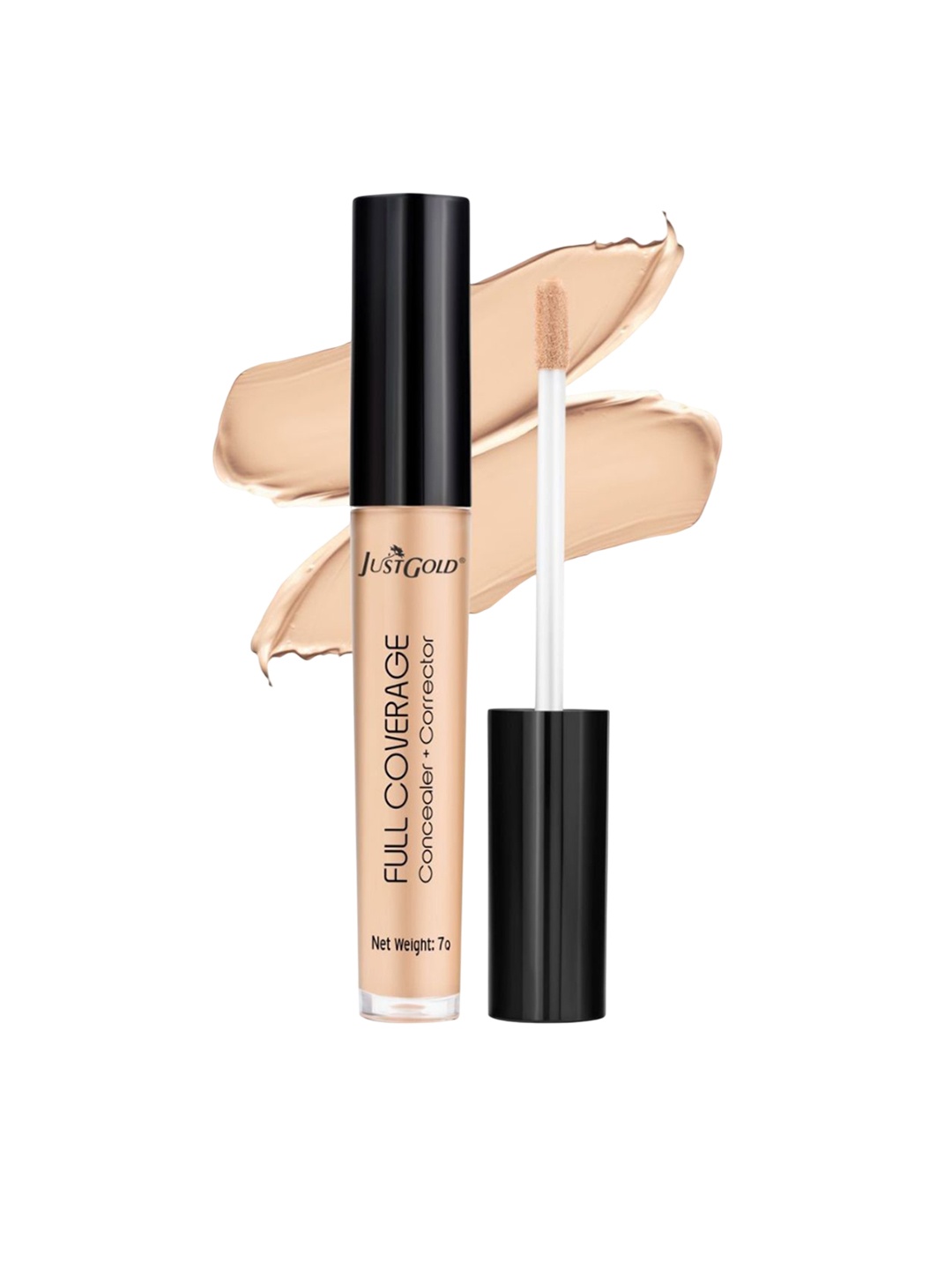 

JUSTGOLD Matte Finish Full Coverage Liquid Concealer + Corrector - 30 g - Shade - 02, Cream